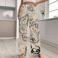 thumbnail image 2 of The Treasure Map Women's Pajamas Pajama Pants Women's Sleepwear Lounge Sleep Bottoms Stretch with Pockets, 2 of 7