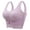 Purple, variant on Comfy Corset Bra Front Buckle Lace Bras Wireless Comfort Lounge Sleeping Bras No Underwire Everyday Bra Vest Red