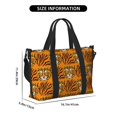 thumbnail image 2 of Zufioo Tiger Pattern Hand-held Travel Bag, Waterproof Adjustable Shoulder Strap Crossbody Duffel Bag, Suitable for Work, Short trips, Sports, 2 of 7