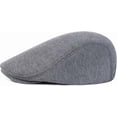 thumbnail image 3 of Men's Cotton Flat Ivy Gatsby Newsboy Driving Hat Cap 1Pack, 3 of 7