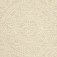 thumbnail image 6 of SAFAVIEH Blossom Roy Mediallion Wool Area Rug, Light Grey/Ivory, 6' x 6' Round, 6 of 7