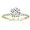 1.25ct Gold, variant on 925 Sterling Silver 1.25 CT Round Solitaire Cubic Zirconia Engagement Ring Halo Promise Ring Size 3-13