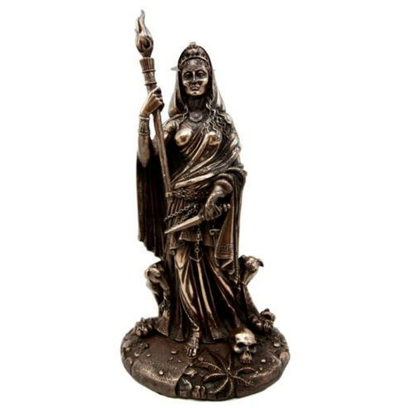 Greek Goddess Magic Witchcraft Necromancy Hekate Hecate With She Dogs Figurine