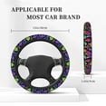 thumbnail image 5 of Balery Steering Wheel Covers Bright Mushrooms Elastic Skidproof Steering Wheel Protective Cover Case Fit Universal Auto Accessories Decor, 5 of 8
