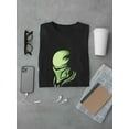 thumbnail image 3 of Shadow Ninja Green Gamer Icon T-Shirt Men -Image by Shutterstock, Male x-Large, 3 of 4