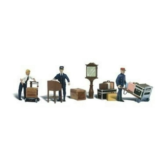 Woodland Scenics Depot Workers & Accessories New