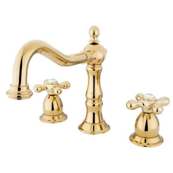 Elements Of Design Es1972ax Double Handle 8" To 14" Widespread Bathroom Faucet - Brass