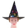 thumbnail image 4 of Sombrero de Halloween Wizard jinwen Para Disfraces de Brujas Unisex, 4 of 5
