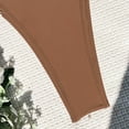 thumbnail image 6 of REORIAFEE Womens Swimsuit One Piece Swimsuit High Waist Bathing Suit Fashionable Beachwear One Piece Patchwork Halter Push Up Bikini Pad Swimwear Beachwear Coffee S, 6 of 9
