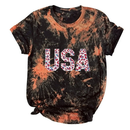 

Womens Tops Dressy Casual Gym Tops Print Short Sleeve Corset Tops