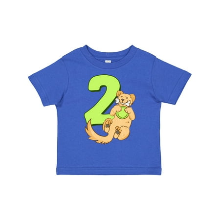 

Inktastic 2-Year-Old Birthday Dog Gift Toddler Boy or Toddler Girl T-Shirt