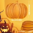 thumbnail image 3 of Halloween Creative Wooden Pumpkin Shape Tray, Snack Fruit Divided Dinner Plate Funny Dinnerware Supplies Home Kitchen Decoration, 3 of 3