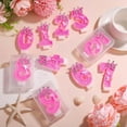 thumbnail image 4 of Birthday Number Candle, 2.87in Pink Glittering Number Candles with Butterfly and Rhinestone Crown Birthday Number Candles Perfect Birthday Anniversary Decorations(Number 5), 4 of 7