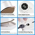 thumbnail image 5 of 110V Portable Steam Iron for Clothes TeqHome 1200W Dry Wet Ironing Steamer with 180° Rotatable Handle 110ML Water Tank for Home Travel, 5 of 11