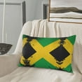 thumbnail image 7 of Jamaica Flag Jamaican Throw Pillow Cushion Cover Decorative Rectangle Pillow Case 14"x20", 7 of 7