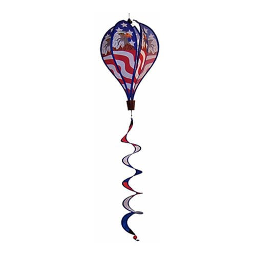 In the Breeze Patriot Eagle Hot Air Balloon Wind Spinner