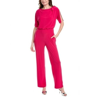 Jessica Simpson Women's Delene Smocked Wide Leg Jumpsuit,