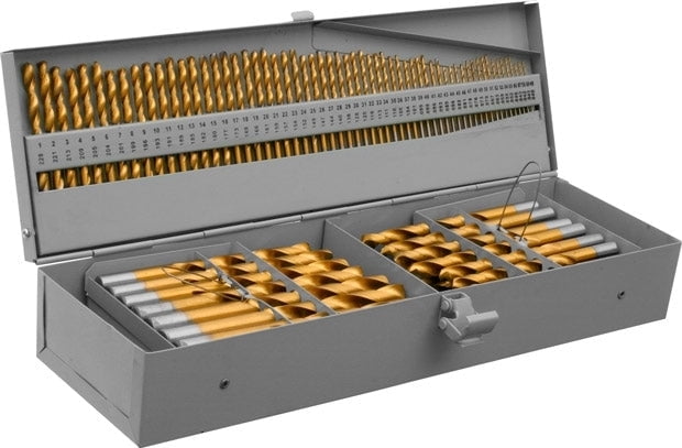115 Piece Titanium Coated Drill Bit Set