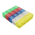 thumbnail image 5 of Cubos de rompecabezas 3D magnéticos de 20 piezas, cubos de rompecabezas 3D magnéticos transparentes coloridos, juguetes para aliviar el estrés en desarrollo de inteligencia, 5 of 5
