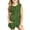 Army Green, variant on Nskgu Girls Summer Clothing Sets 2 Piece Outfits Floral Printed Graphic Tank Top and High Waist Shorts with Pockets Sleeveless Sets 3-14 Years
