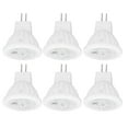 thumbnail image 4 of Brightness Dimming LED Lightbulb, 6pcs MR11 LED Landscape Track Light 110V 4W  For Home Warm Light 3000K, 4 of 8