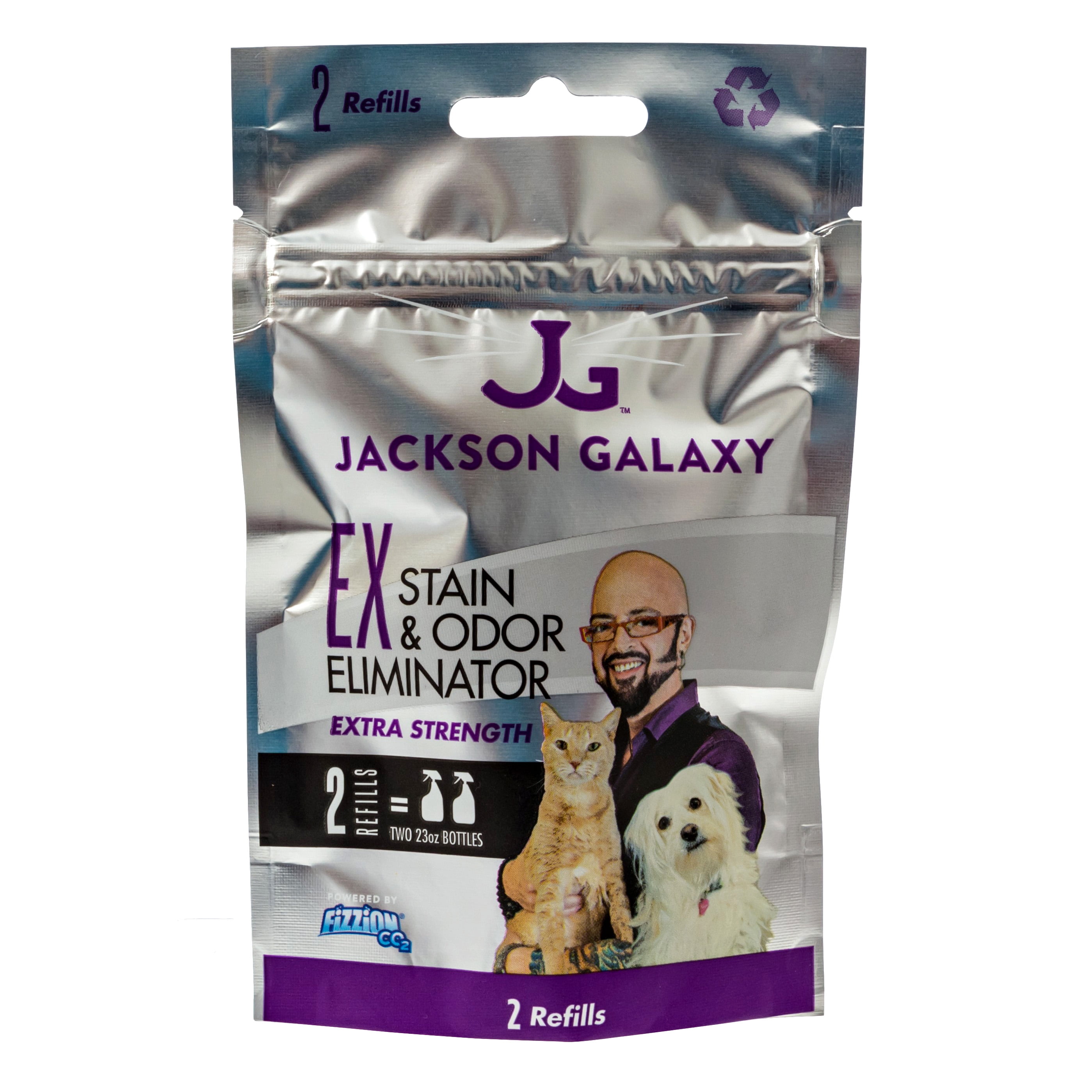 Jackson Galaxy Extra Strength Pet Stain and Odor Eliminator by Fizzion 2Pack Refill Tablets