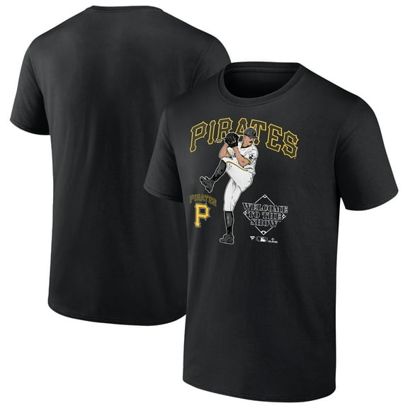 Men's Paul Skenes Black Pittsburgh Pirates Welcome To The Show T-Shirt