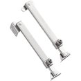 thumbnail image 1 of PinesC 1PC Boat Cover Support Pole System Telescopic Wind Support for Windows Sturdy Steel Limiter with Angle Adjustments Sliding Support Accessories for Gusset Fixing Silver, 1 of 5