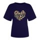 thumbnail image 4 of Moda para mujer Tops Funny Printe CasualFit Camisetas Blusa Estampado Camisa Fridja  bn3043, 4 of 5