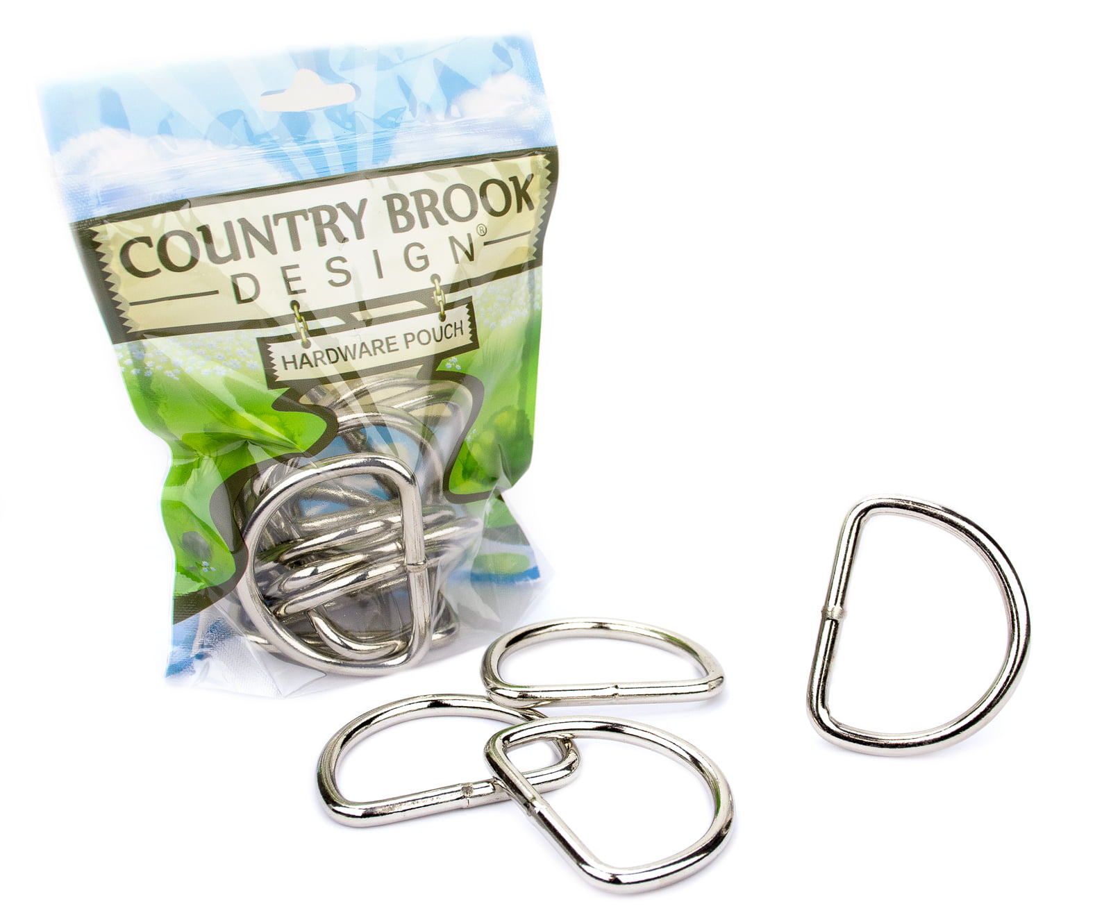 Country Brook Design 1 Inch Heavy Welded D-Rings 50 