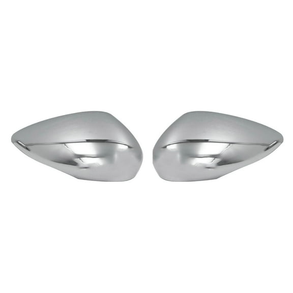 OMAC Side Mirror Cover Caps Fits Ford Fiesta / B-Max 2011-2019 Chrome S.Steel 2x