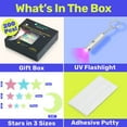 thumbnail image 3 of LIDERSTAR Glow-in-The-Dark Ceiling Stars and Moon Stickers – Luminous Wall Decals for Kids' Rooms, 3 of 8