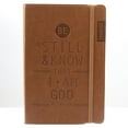 thumbnail image 2 of Christian Art Gifts Tan Faux Leather Journal, Be Still and Know - Psalm 46:10, Flexcover Inspirational Notebook with Elastic Closure 160 Lined Pages fvScripture, 5.8 x 8.5 Inches, 2 of 6