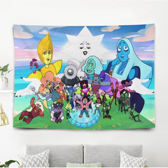 Steven Universe Tapestry Wall Decor Wall Hanging for Bedroom Dorm Kids 5x3ft