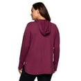 thumbnail image 2 of RBX Active Plus Size Women's Super Soft Lightweight Hoodie Tunic With Pocket, 2 of 4