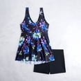 thumbnail image 6 of Modest Tankini Swimsuits for Women Two Piece Bathing Suits Floral Print Tank Top with Boyshorts, 6 of 6