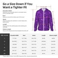 thumbnail image 6 of Picia Purple Glitter Women's Men's UPF 50+ Sun Protection Hoodie Shirt Long Sleeve SPF Fishing Outdoor UV Hiking Lightweight Shirts-Large, 6 of 9