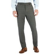 Vince Camuto Men's Slim-Fit Super-Stretch Dress Suit Pants 30 x 32 Grey Plaid