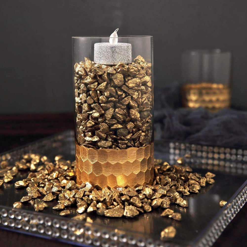 Efavormart Pack of Decorative Crushed Gravel Pebble Stone Vase Fillers ...