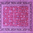 thumbnail image 1 of Ahgly Company Indoor Square Persian Purple Traditional Area Rugs, 8' Square, 1 of 4