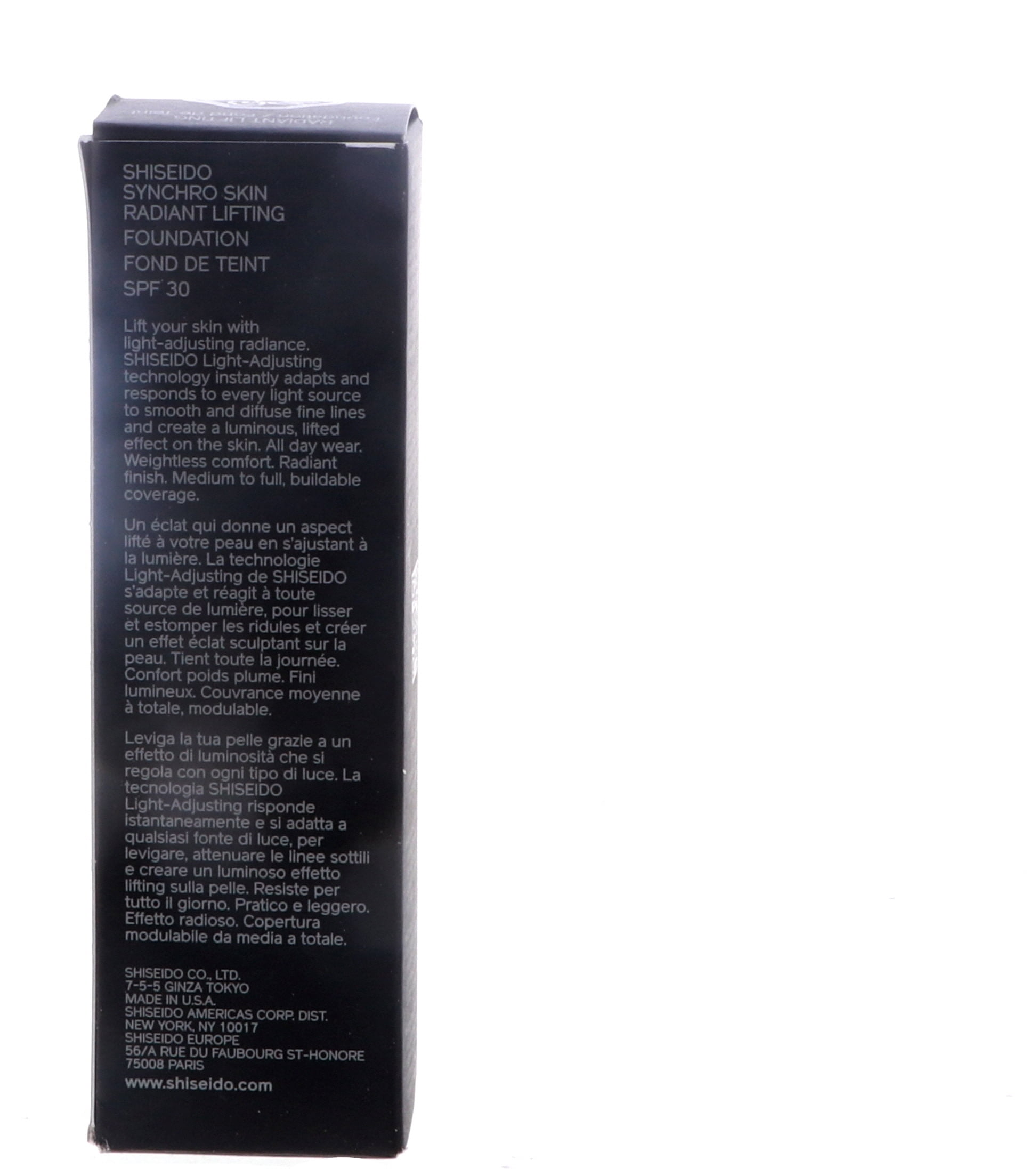 Shiseido Synchro Skin Radiant Lifting Foundation SPF 30 - 310 Silk , 1.2 oz Foundation