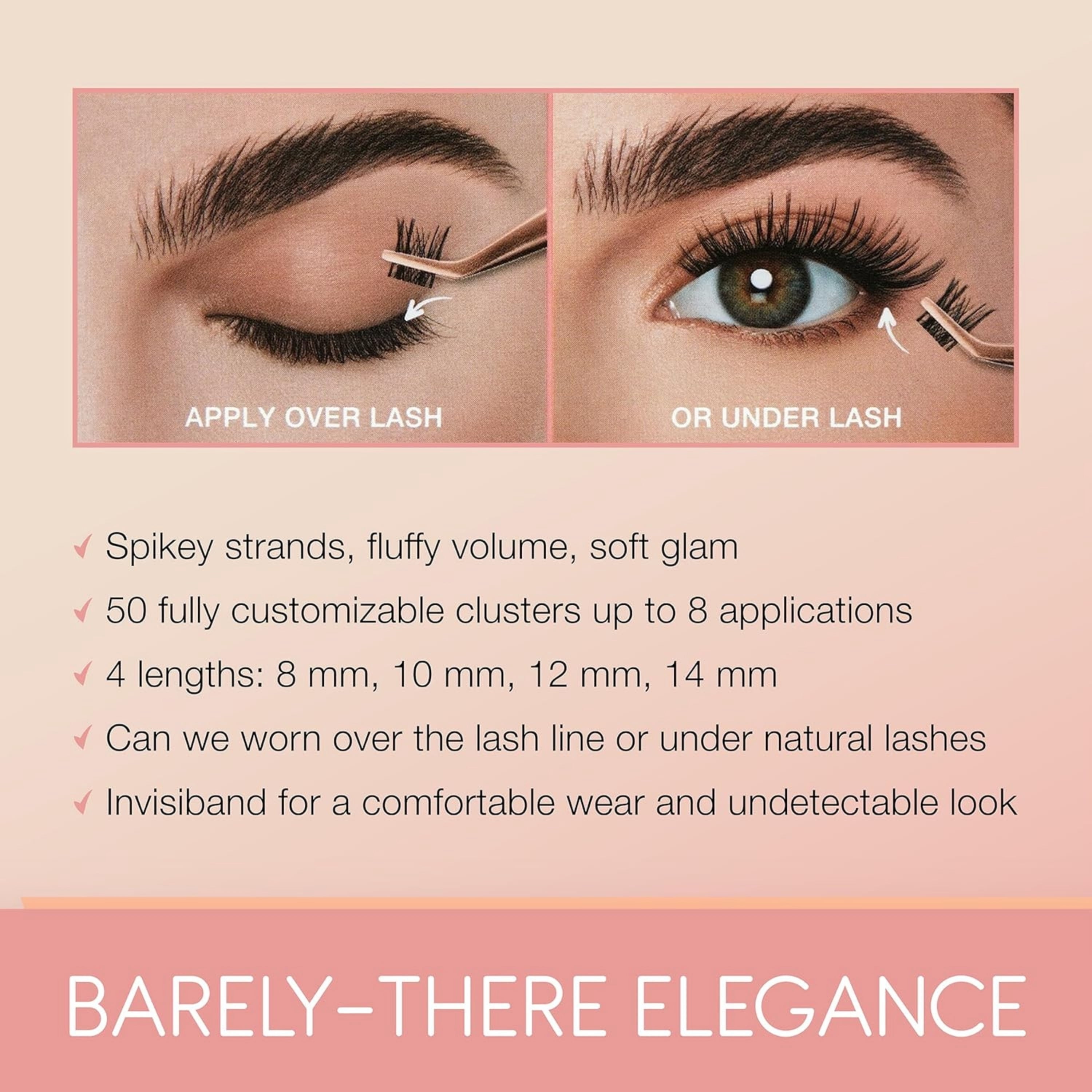 Ardell Naked Clusters Lash, 421, 50 Count