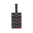 thumbnail image 6 of Balery Colorful Floral Print Durable Luggage Tags with Secure Strap, Personalized Travel ID Tags for Suitcases, Bags, and Backpacks - Easy Identification for Men and Women, 6 of 8