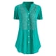 thumbnail image 1 of Pntutb Moda Mujer Casual Tallas grandes Encaje Sólido Manga corta Cuello en V Camisa Blusa tops Pntutb Pntutb-3050, 1 of 3