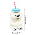 thumbnail image 3 of Bear Straw Cup 2025 – Adorable 20oz Clear Glass Mug, Ideal for Holiday Coffee, Eggnog, and New Year Toasting Moments, 3 of 9