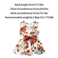 thumbnail image 3 of Dog Thanksgiving Outfit, Dog Dress with Bow, Cute Fall Pet Costume with Pumpkin Maple Leaves Printed, Pets Halloween Costume - X-Large, 3 of 7