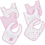 Gerber - Terry Cloth Bibs 6-pack, Pink