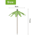 thumbnail image 3 of 300Pcs Umbrellas for Drinks, Coconut Palm Tree Umbrella Toothpicks, Tropical Umbrella Decorations for Cupcake, 3 of 9