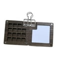 thumbnail image 1 of Artista de bolsillo Watecolor Travel Set Box Mini vacío con una caja de pintura de cuadrícula de clips, paleta de pintura, pintores de padres de nogal 15, 1 of 8