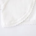 thumbnail image 4 of Bolero Shrug Cardigan For Girls Long Sleeve Button Down Cropped Sweater Cute Casual Fashion Knitted Jackets (2-3 Years, White), 4 of 8
